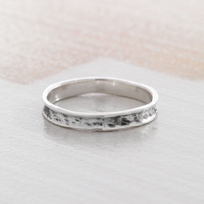 Silpada 'Stellar Stable' Stacking Ring in Hammered Sterling Silver, Size 8, Size 8 - Image 5